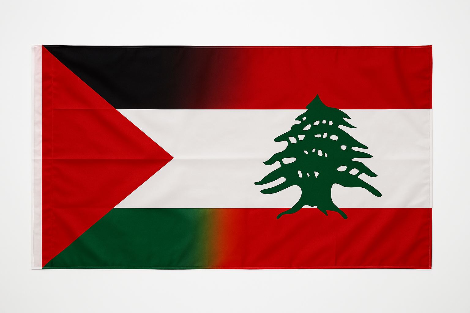 Palestine-Lebanon Solidarity Flag