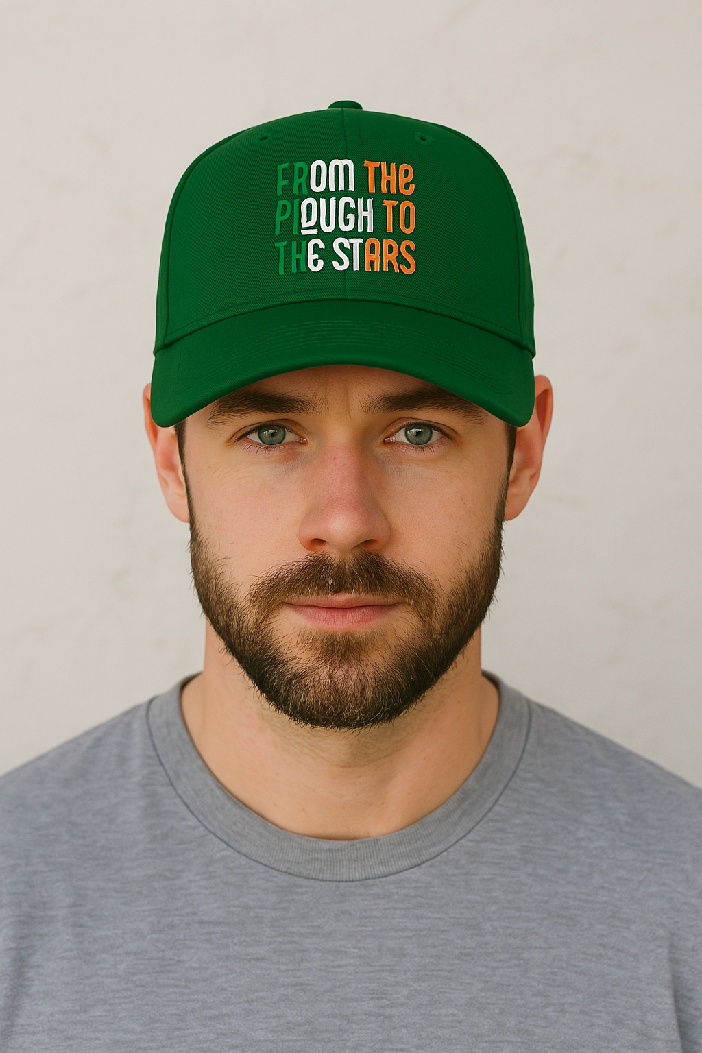 "From the Plough to the Stars" James Connolly Tribute Cap – Green