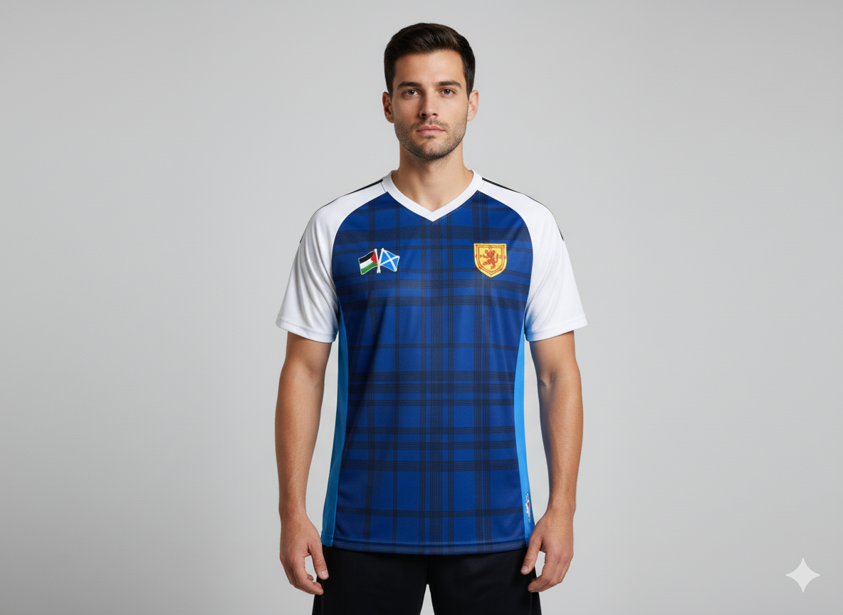 Scotland & Palestine “FREEDOM” Jersey – United in Resistance Edition