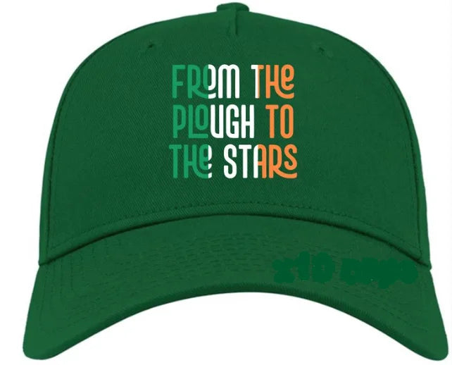 "From the Plough to the Stars" James Connolly Tribute Cap – Green