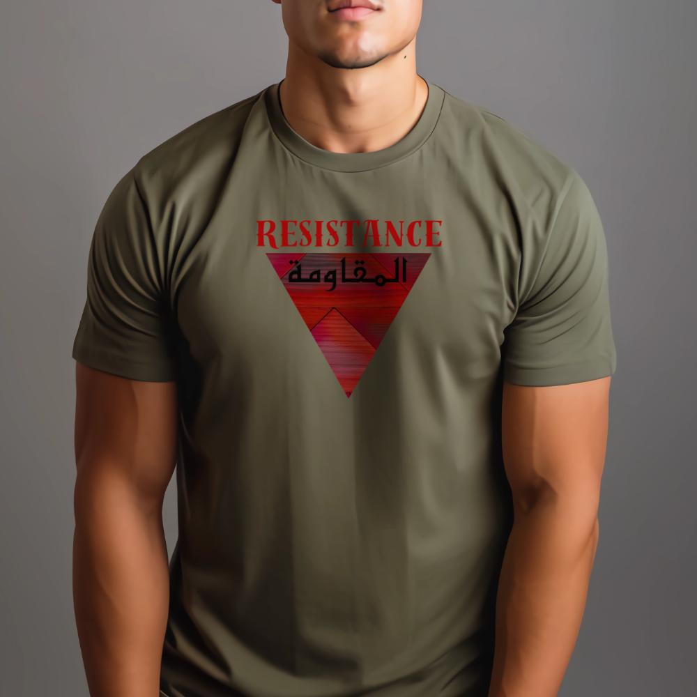 Resistance Red Triangle Tee – Solidarity in Every Stitch