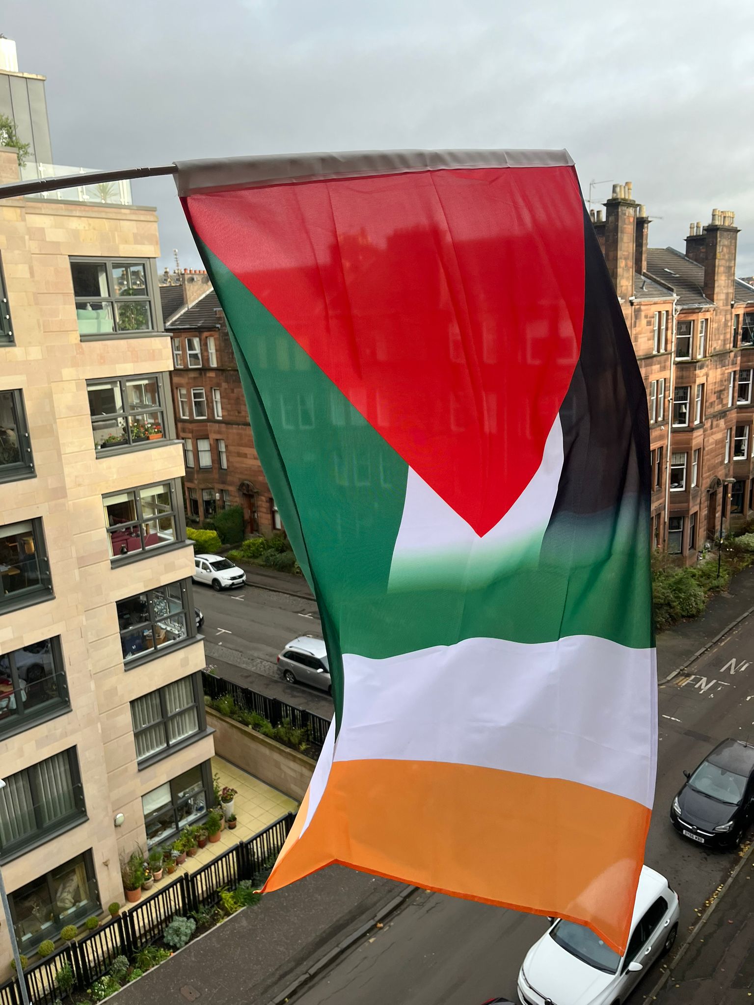 Palestine-Ireland Solidarity Flag