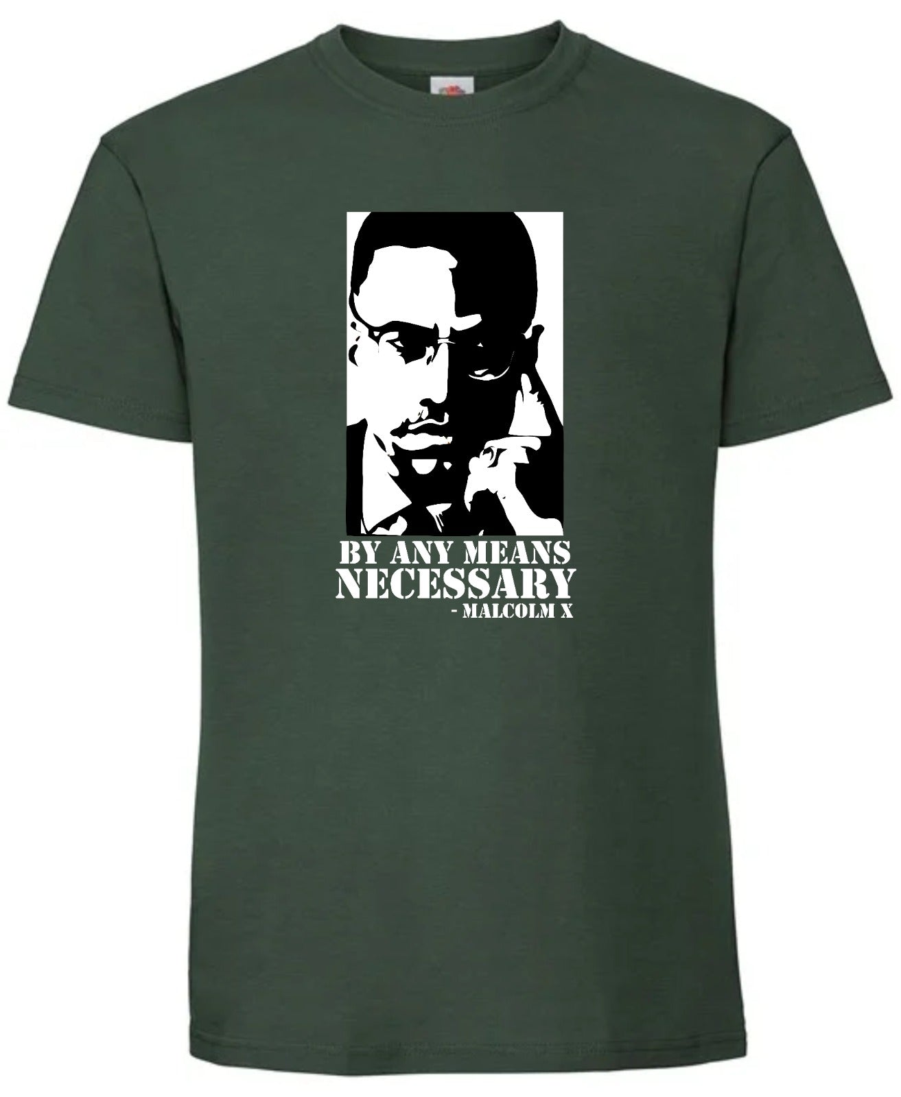 Malcolm X "By Any Means Necessary" T-Shirt