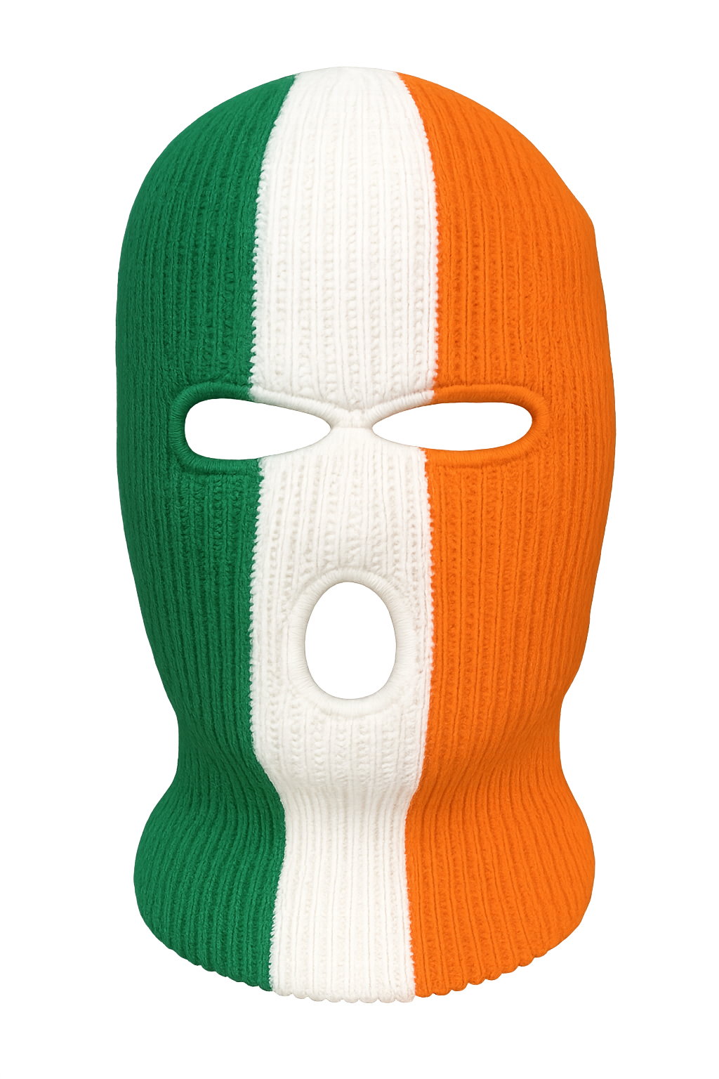 Irish Tricolour Balaclava – Knit Face Mask